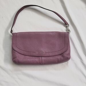Coach Purple Leather Women's Bag